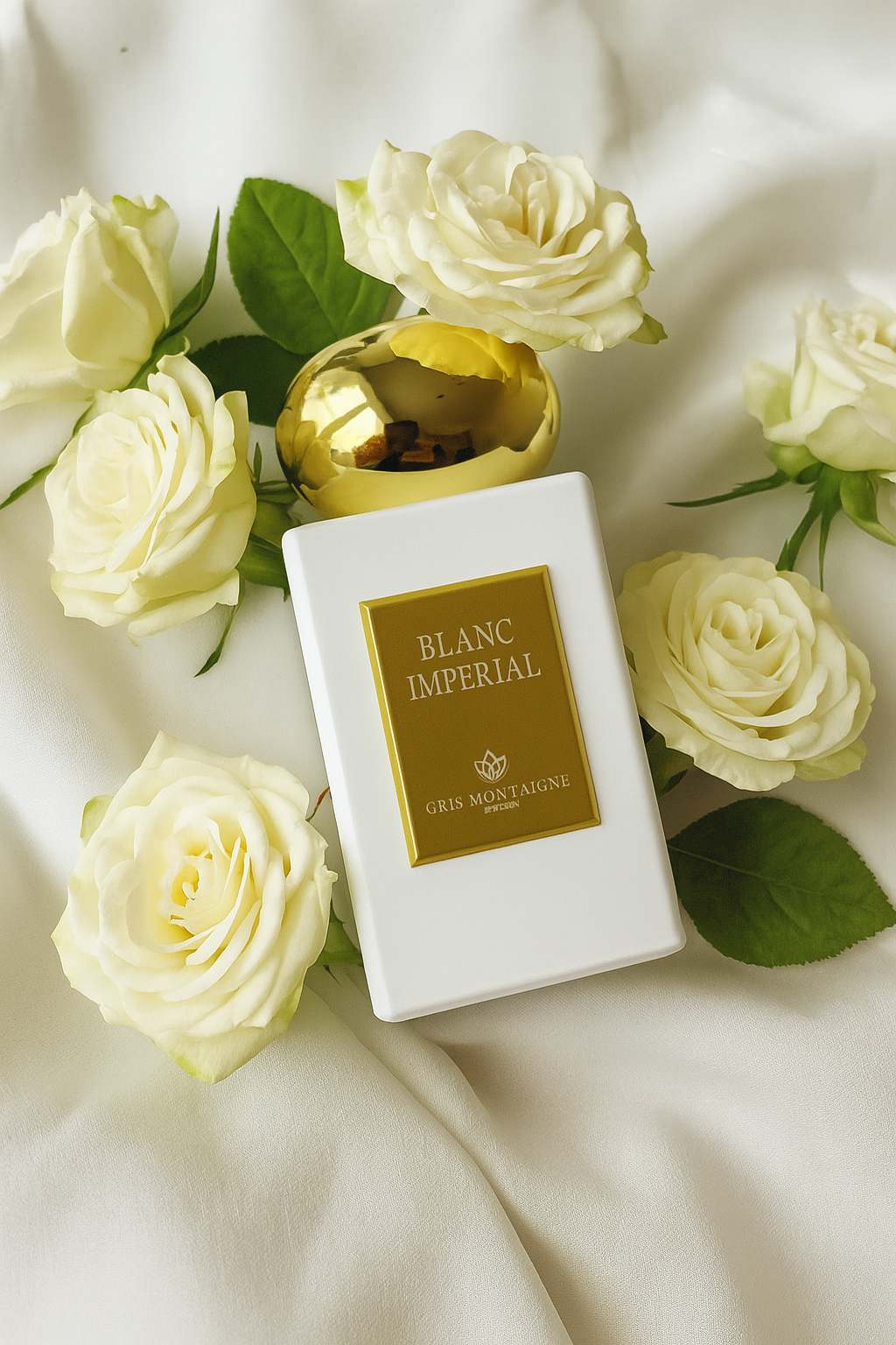 Blanc Impérial – Extrait de Parfum 75 ml – Gris Montaigne MKB IMPERIAL / NOUVEAUTÉ