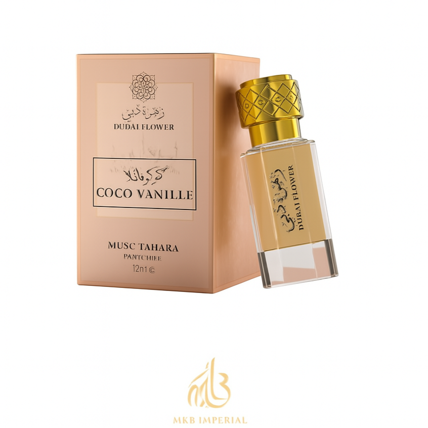 Musc Tahara Coco Vanille – 12 ml – Dubaï Flower MKB IMPERIAL / NOUVEAUTÉ