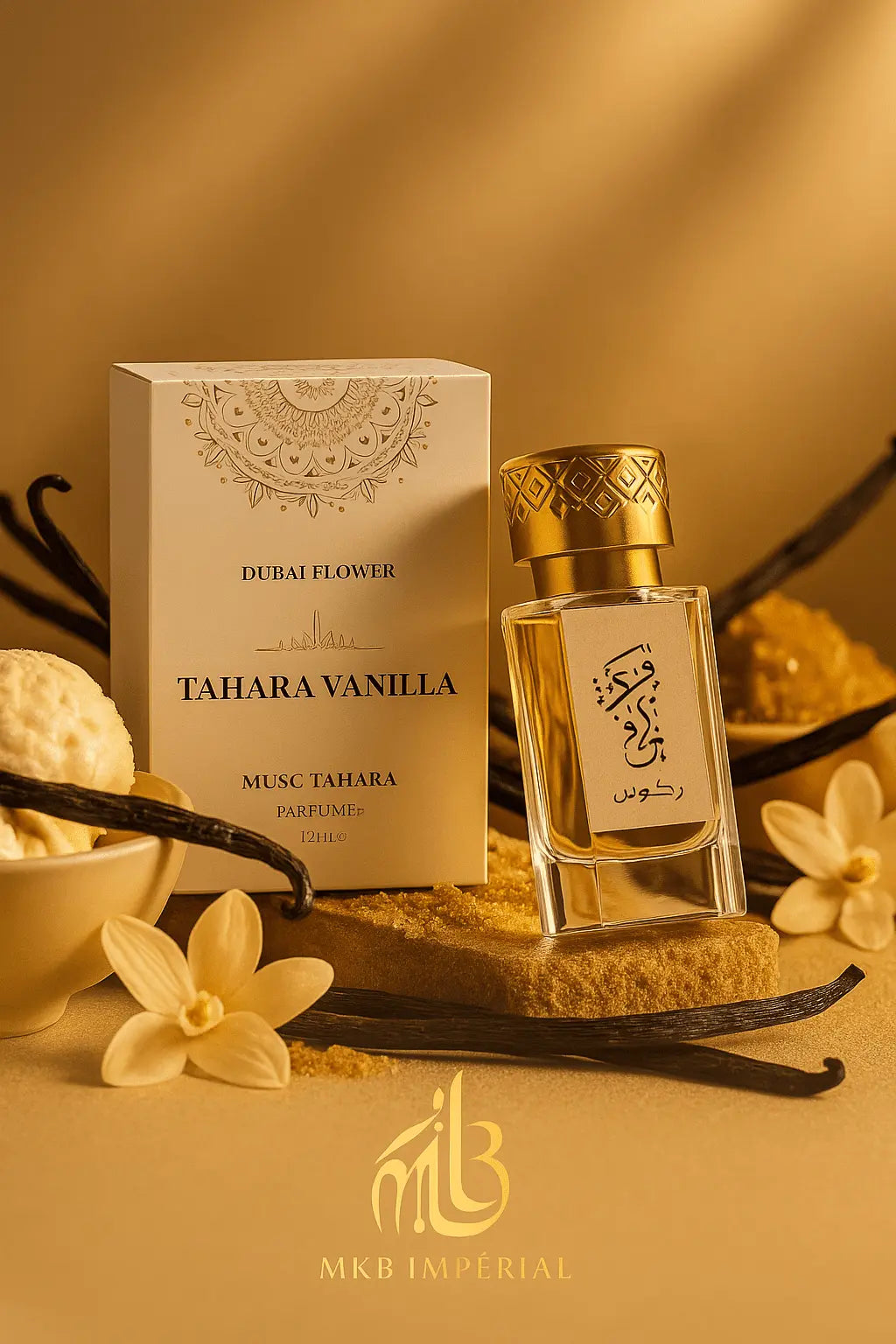 Musc Tahara Vanilla – 12 ml – Dubaï Flower - MKB IMPERIAL